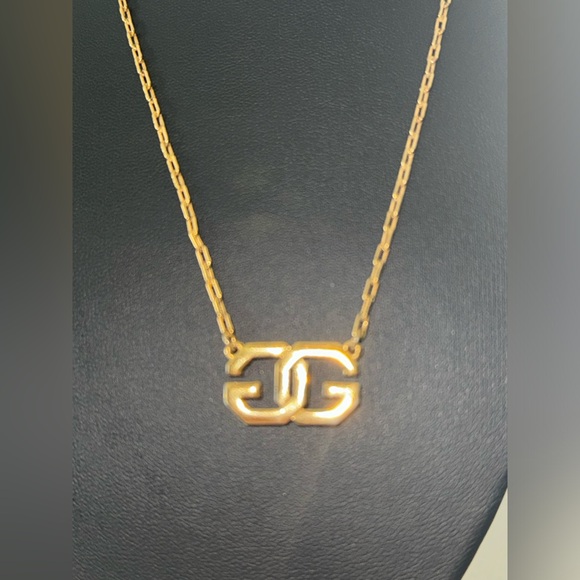 Givenchy Gold Necklace with Logo Pendant - Picture 2 of 4